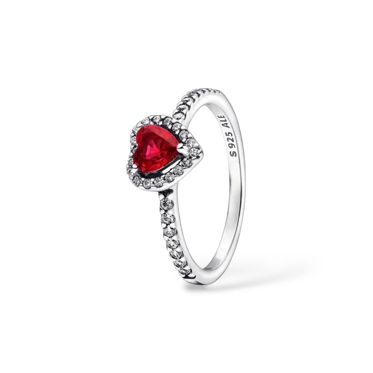 Bague Cœur Rouge — vue 2